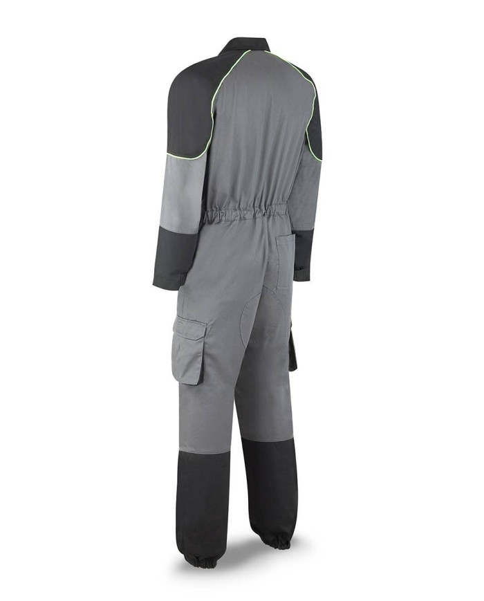 Buzo FIRST LINE gris/negro poliéster/algodón 245 gr MARCA