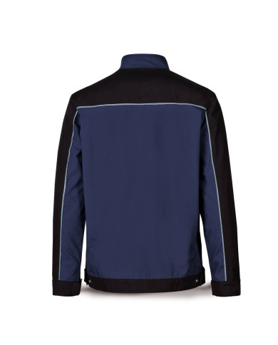 Chaqueta CANVAS azul marino/negro poliéster/algodón 245 gr MARCA