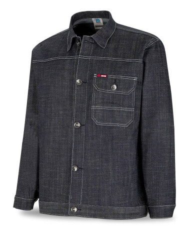 Chaqueta STRETCH vaquera azul marino 290 gr MARCA