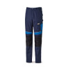 Pantalón CANVAS azul marino/azulina poliéster/algodón 245 g. Multibolsillos MARCA