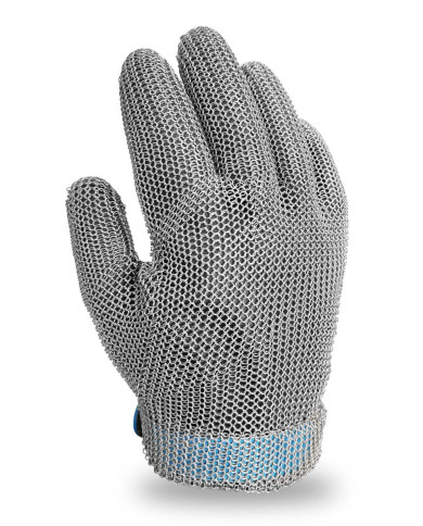 Guante malla metálica de acero inoxidable. Manulatex GCM