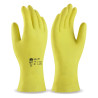 Guante tipo doméstico de látex amarillo para riesgos mecánicos superficiales MARCA