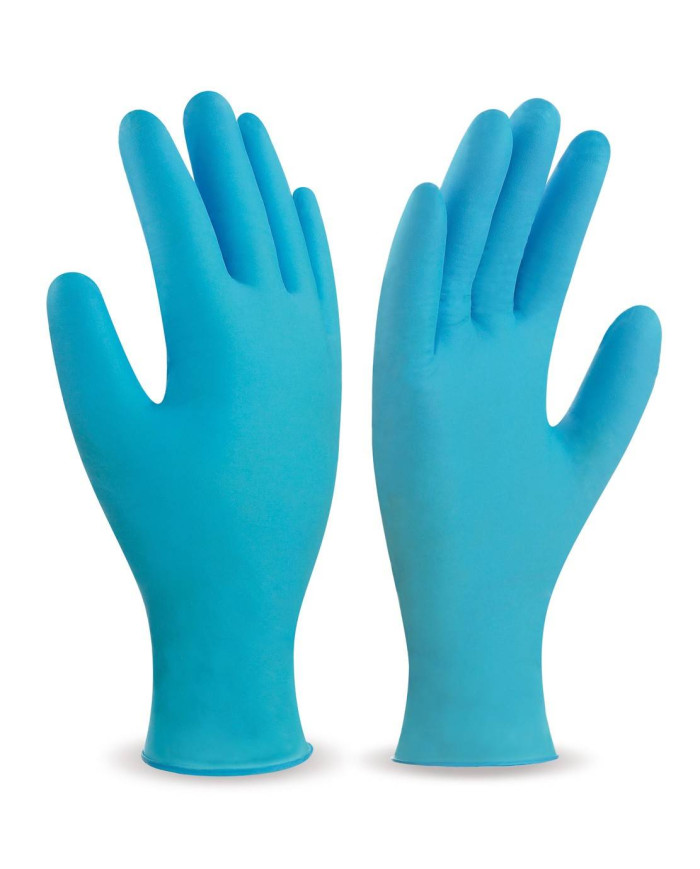 Guante de nitrilo azul MARCA