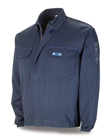 Chaqueta IGNÍFUGA y ANTIESTÁTICA. (Tejido permanente) 250 gr MARCA