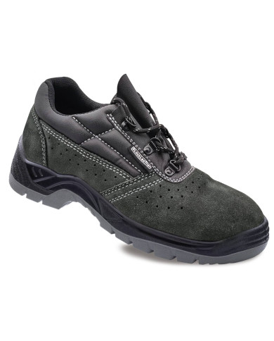 Zapato mod. ZSECO1 (S1P SRC E A) BLACK LEATHER
