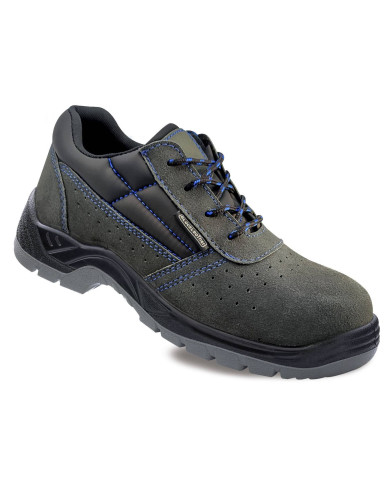 Zapato mod. ZSECO2 (S1P SRC E A) Metal Free BLACK LEATHER