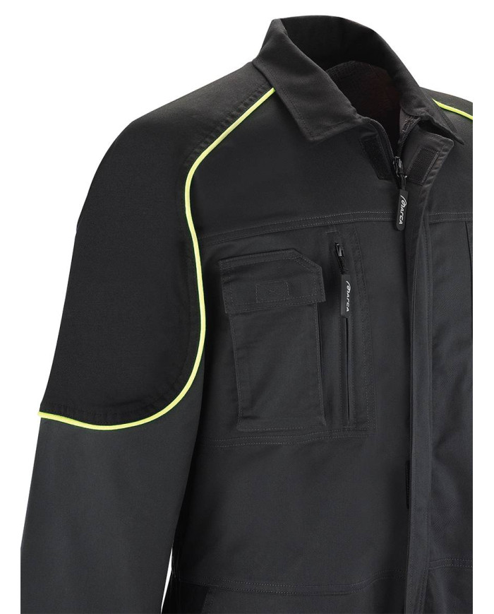 Buzo PRO SERIES Stretch gris/negro poliéster/algodón 245 gr MARCA