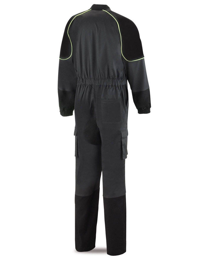 Buzo PRO SERIES Stretch gris/negro poliéster/algodón 245 gr MARCA