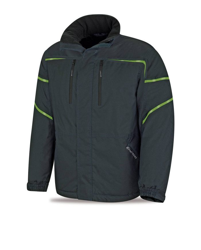 Parka certificada para frío modelo BOREAS azul marino 700 gr. EN342 METEO