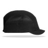 Mod. “BUMPER PRO”. Gorra de protección anti golpes con rejillas de ventilación lateral. Color negro visera corta (3...