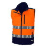 Cazadora SOFTSHELL Alta Visibilidad bicolor. Mangas desmontables 310 gr MARCA
