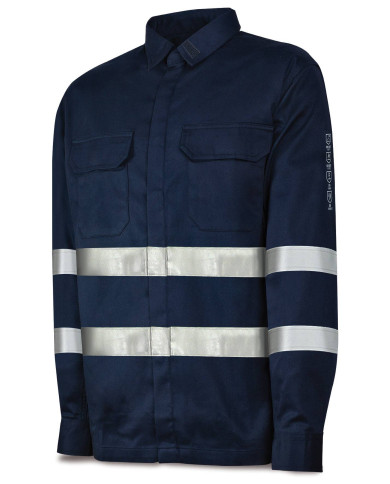 Camisa IGNÍFUGA y ANTIESTÁTICA multinorma algodón 220 gr MARCA