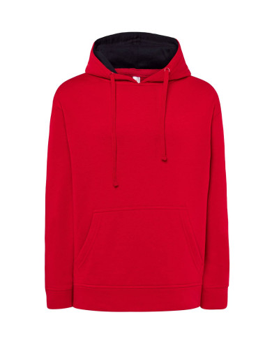 Unisex Ocean Hooded Contrast Kangaroo JHK