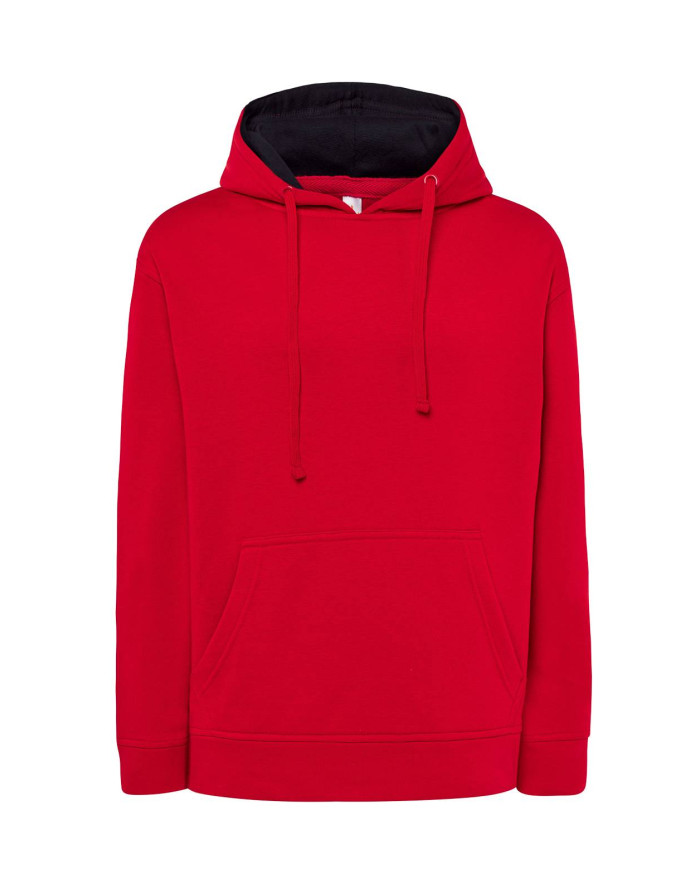 Unisex Ocean Hooded Contrast Kangaroo JHK