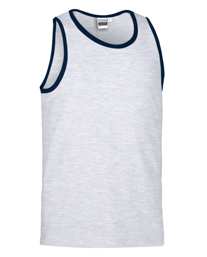 Camiseta ATLETIC gris vigoré-azul marino orión