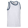 Camiseta ATLETIC gris vigoré-azul marino orión