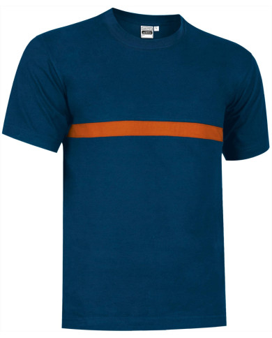 Camiseta SERVER azul marino orión-rojo loto