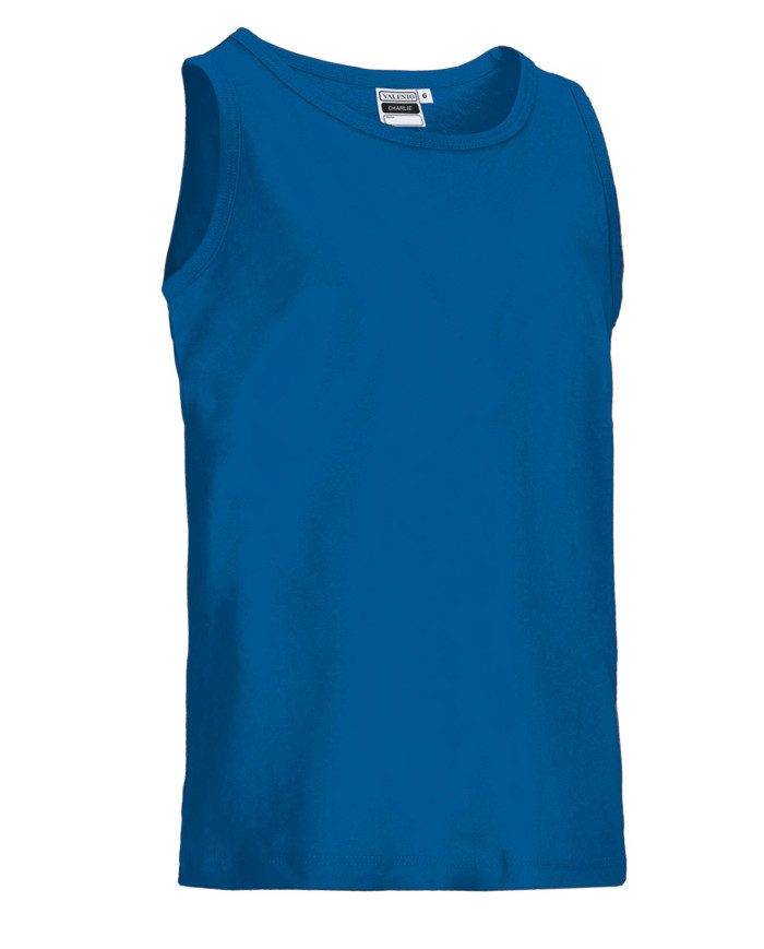 Camiseta infantil sin mangas CHARLIE negro