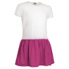 Vestido infantil SUNNY blanco-azul tropical