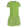 Vestido infantil SEVILLANA rosa magenta-blanco