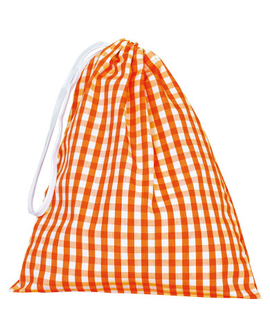 Bolsa SNACK blanco-azul celeste