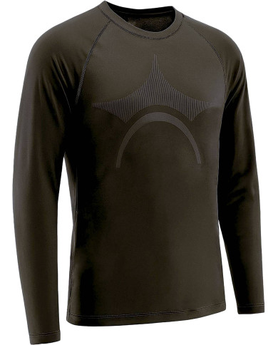 Camiseta térmica elástica M/L SYRAX negro