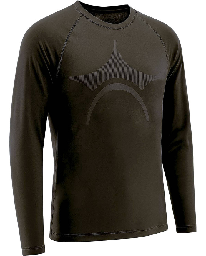 Camiseta térmica elástica M/L SYRAX negro