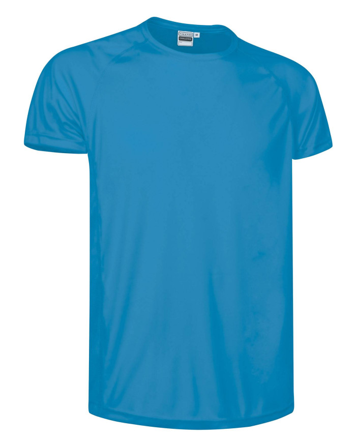 Camiseta técnica CHALLENGE azul tropical