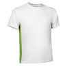 Camiseta técnica LEOPARD blanco-negro