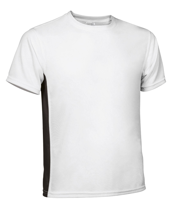 Camiseta técnica LEOPARD blanco-negro