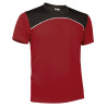 Camiseta técnica MAURICE gris carbón-blanco-negro