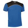 Camiseta técnica MAURICE gris carbón-blanco-negro