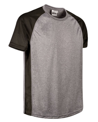 Camiseta técnica LANDING rojo loto vigore-negro