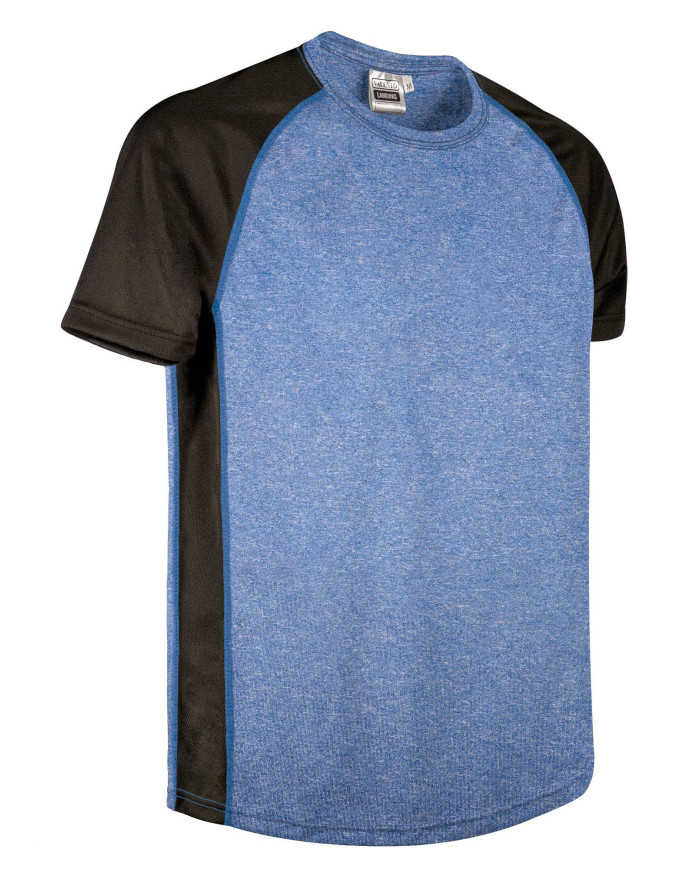 Camiseta técnica LANDING rojo loto vigore-negro
