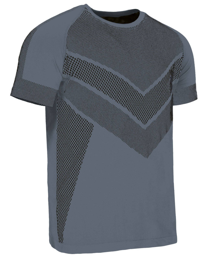 Camiseta técnica DACITA negro-gris humo