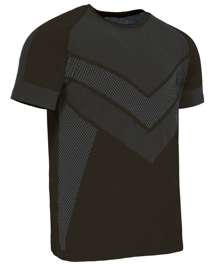 Camiseta técnica DACITA negro-gris humo