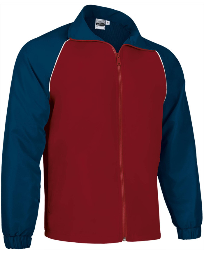 Chaqueta deportiva MATCHPOINT granate caoba-gris humo-negro