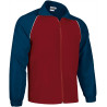 Chaqueta deportiva MATCHPOINT granate caoba-gris humo-negro