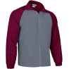 Chaqueta deportiva MATCHPOINT granate caoba-gris humo-negro