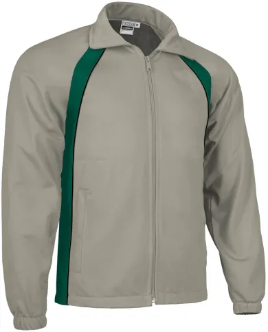Chaqueta deportiva TOURNAMENT negro-amarillo limón-blanco