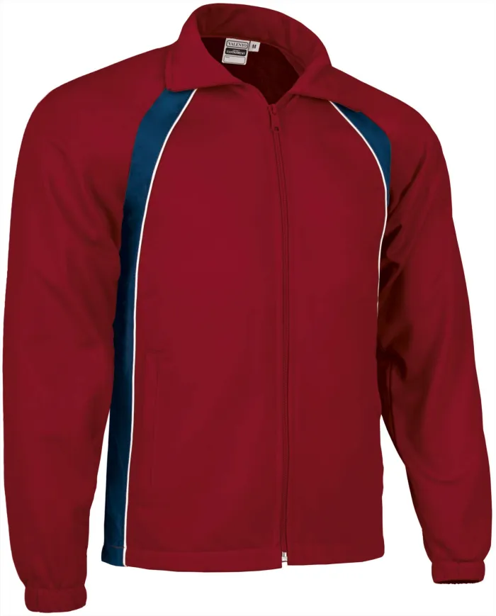 Chaqueta deportiva TOURNAMENT negro-amarillo limón-blanco