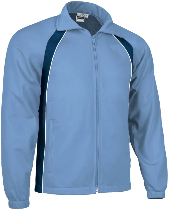 Chaqueta deportiva TOURNAMENT negro-amarillo limón-blanco