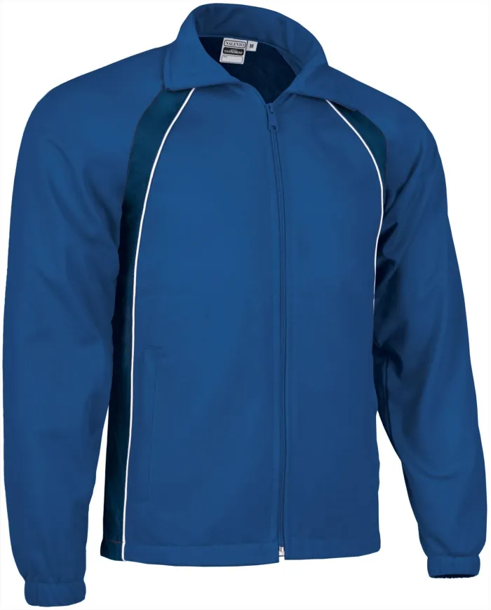 Chaqueta deportiva TOURNAMENT negro-amarillo limón-blanco