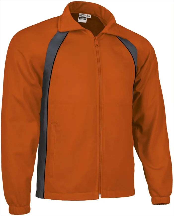 Chaqueta deportiva TOURNAMENT negro-amarillo limón-blanco