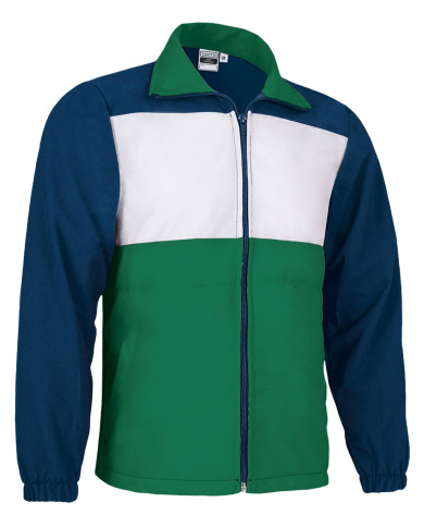 Chaqueta deportiva VERSUS negro-naranja fiesta-blanco