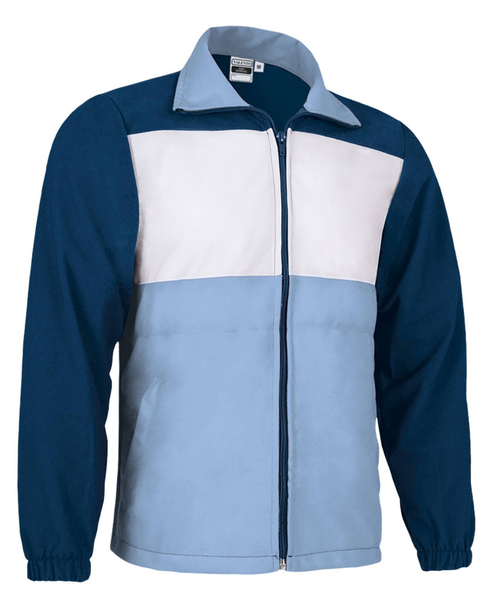 Chaqueta deportiva VERSUS negro-naranja fiesta-blanco