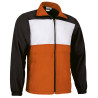 Chaqueta deportiva VERSUS negro-naranja fiesta-blanco