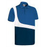 Polo M/C PARTNER azul royal-blanco-azul marino orión
