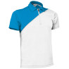 Polo M/C ACE negro-naranja flúor