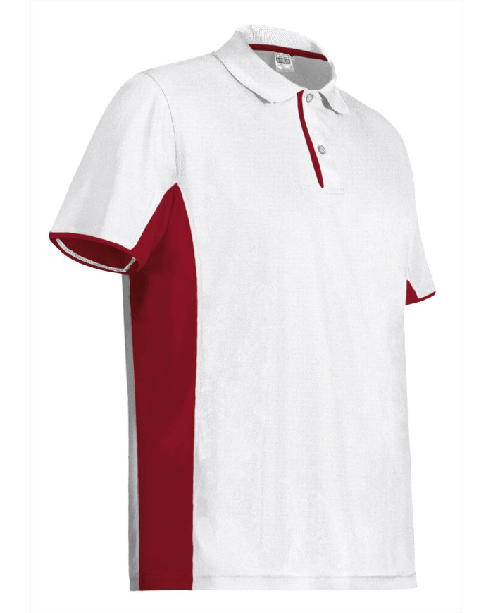Polo M/C STRATEGY negro-blanco
